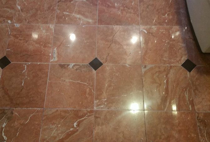 Granite Inlaid Floor Restored