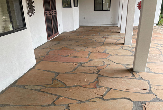 Professional Flagstone Stripping and Sealing