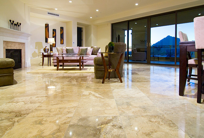 Natural Stone Living Room