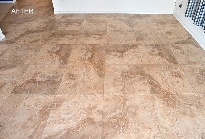 Tile Floor After