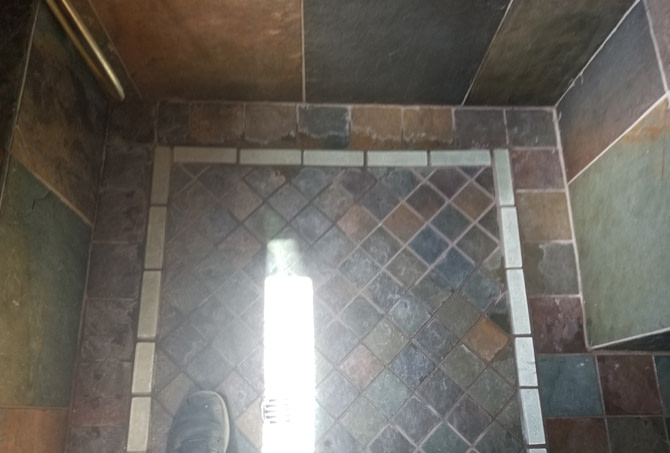 Slate Stripping, Cleaning, and Sealing