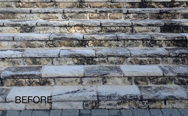 limestone-discoloration