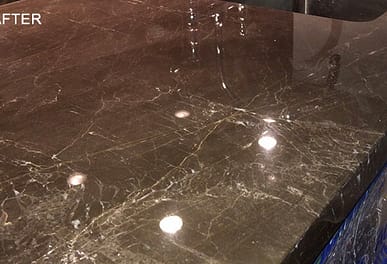 Marble Countertop Etch Removal