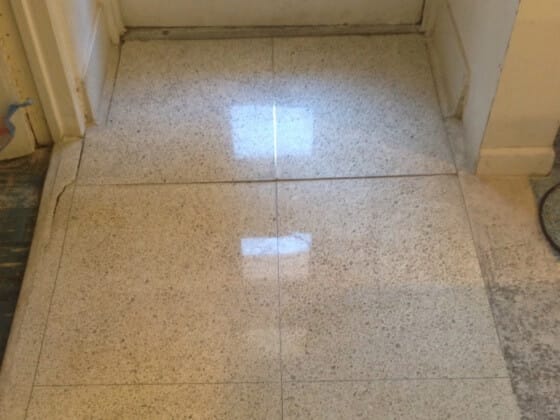After pic: natural stone flooring care